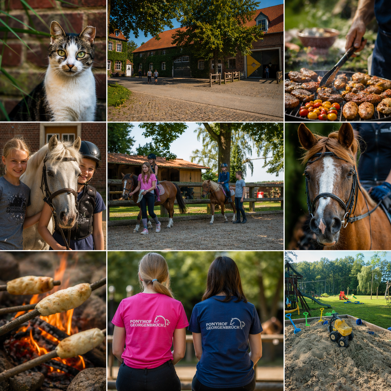 Sommerferien auf dem Ponyhof